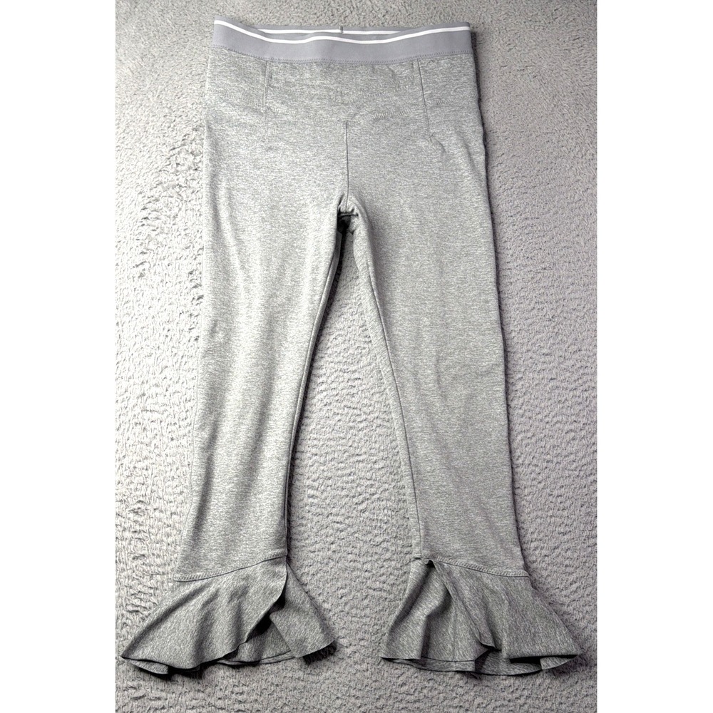 Free People Movement Leggings Womens L Gray Sanctuary Yoga Flared Bell Feminine